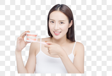 女性牙齿健康图片
