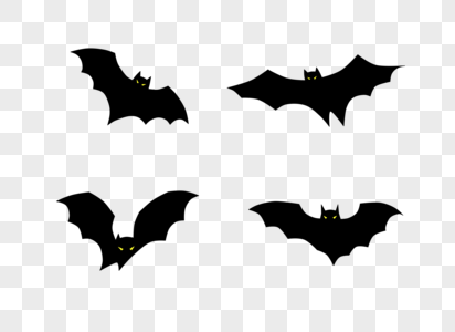 蝙蝠蝙蝠剪影高清图片