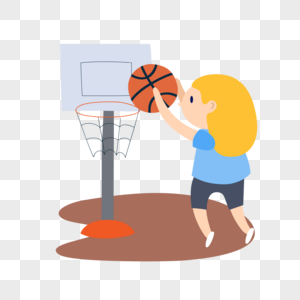 打篮球的女孩高清图片