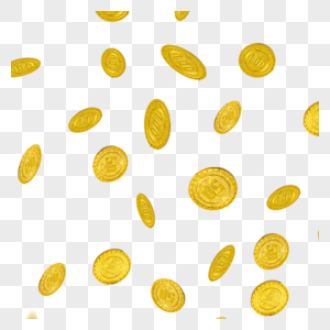 黄色金币图片