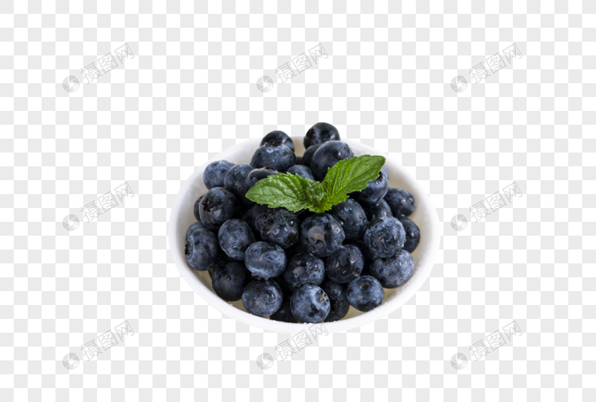 白底蓝莓图片