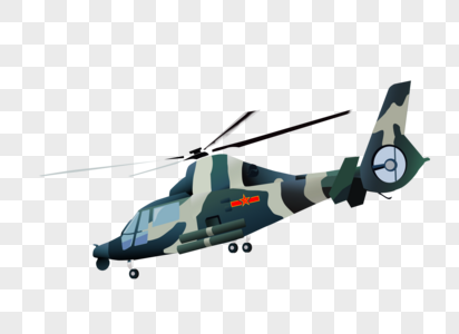 武装直升机直升机坪高清图片