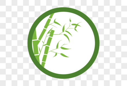 绿色竹子元素图片