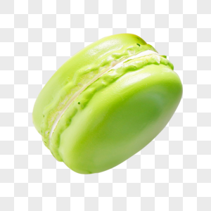 绿色马卡龙彩色甜点甜甜圈高清图片
