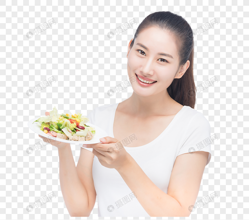 美女减肥健康饮食图片