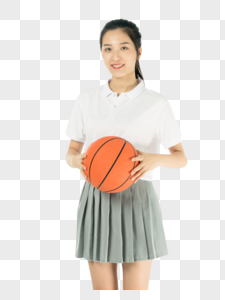 女学生打篮球图片