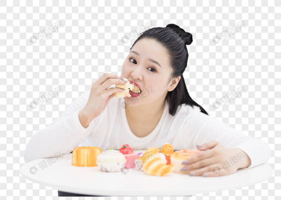 吃甜食肥胖图片