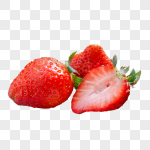草莓红色美味高清图片