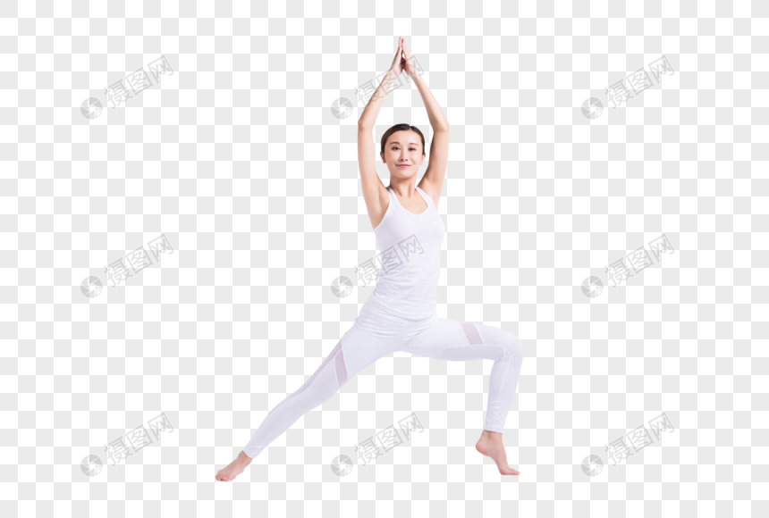 健康女性在做瑜伽图片