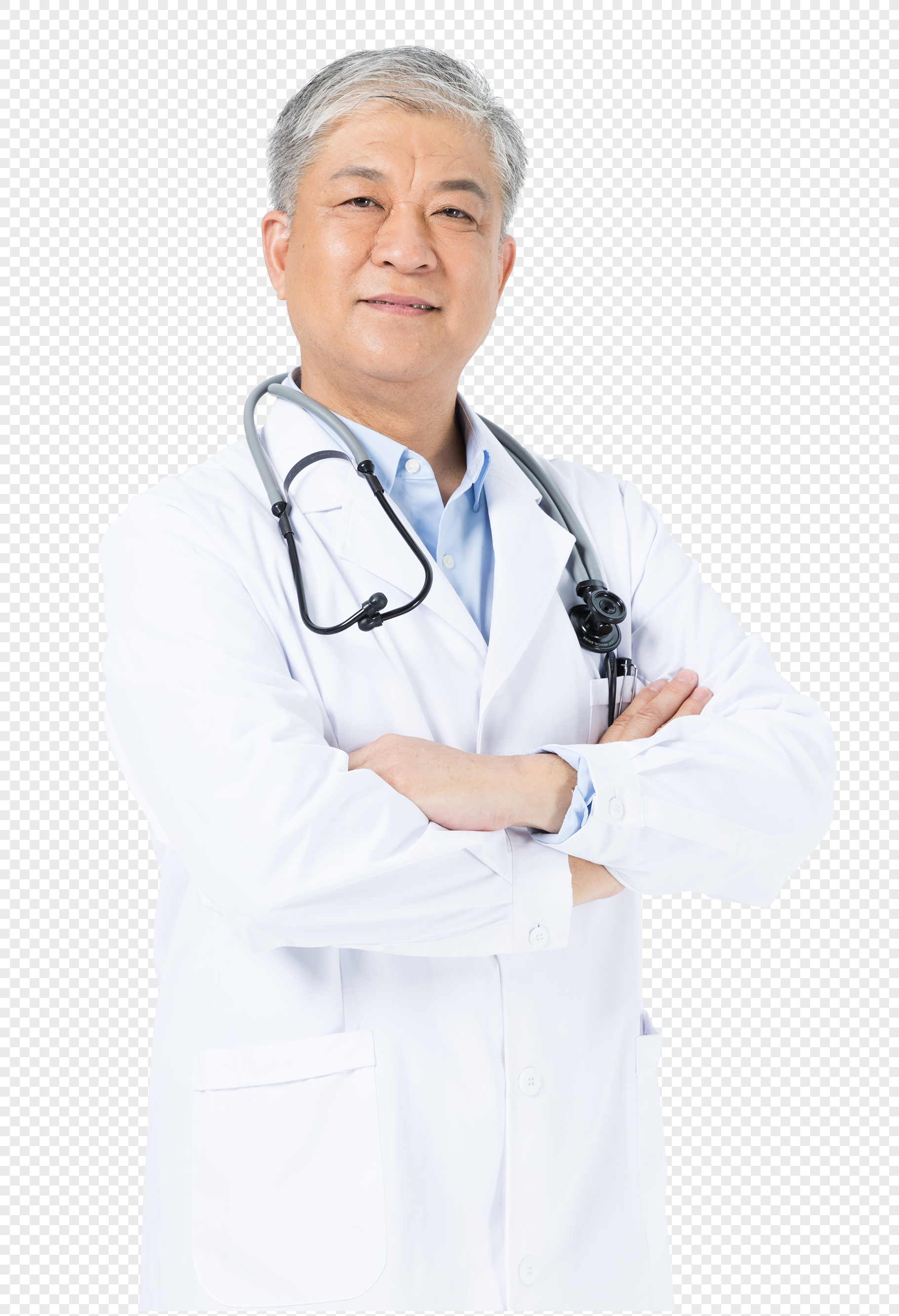 老年男性医生形象