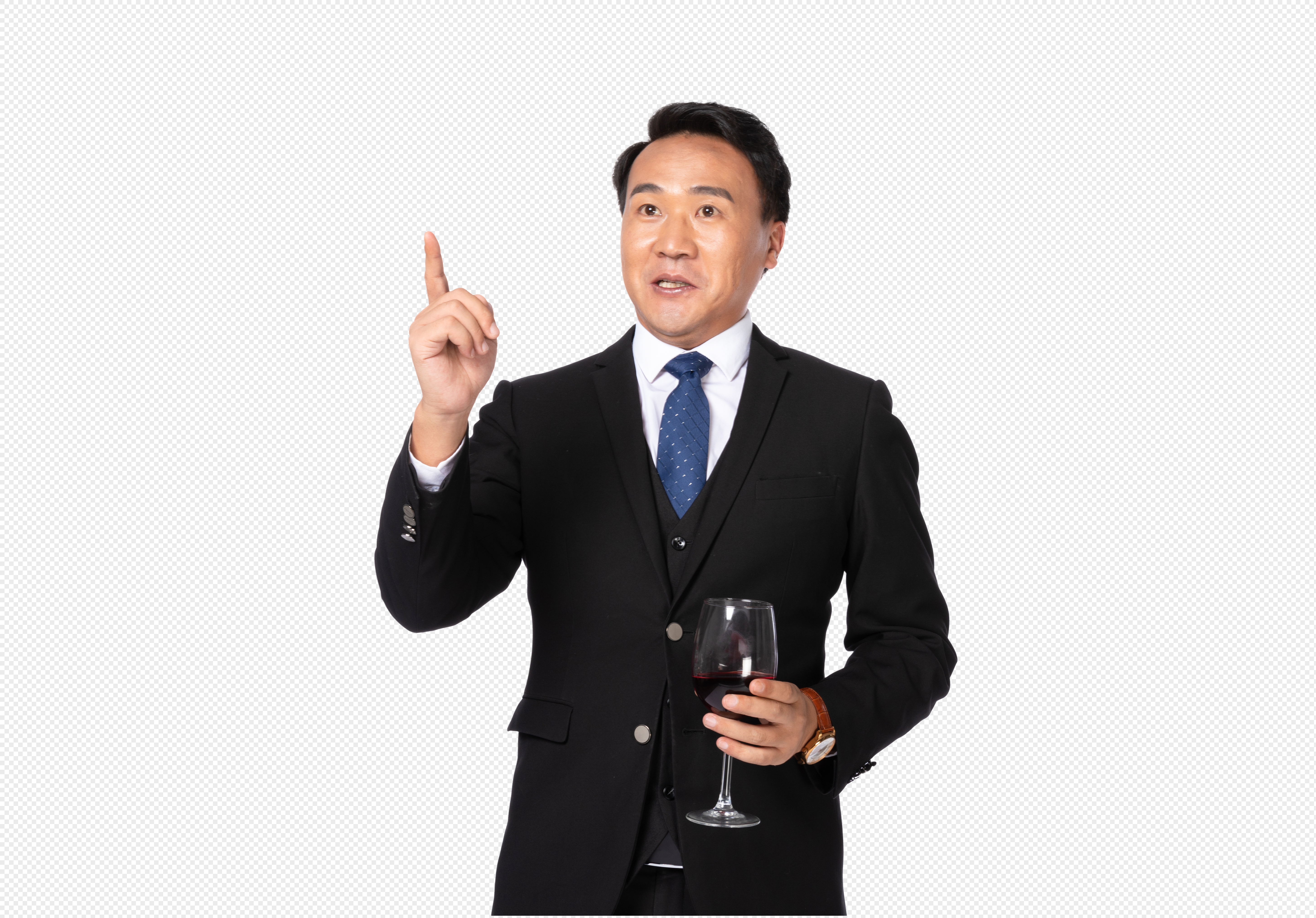 成功人士品酒元素素材png格式_设计素材免费下载_vrf