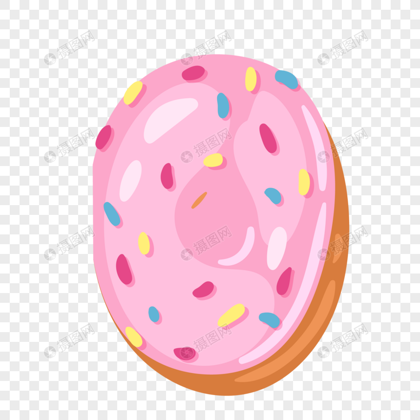 甜甜圈英文字母O图片