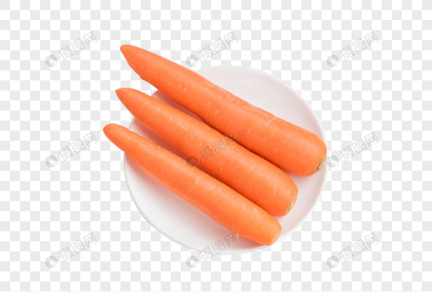 一盘胡萝卜图片
