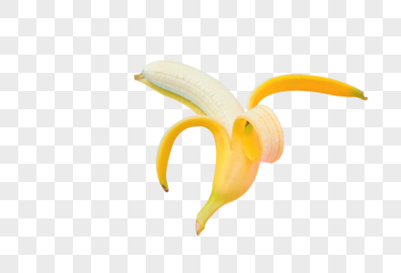 拨了皮的香蕉图片