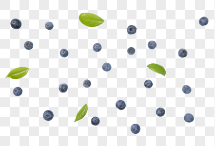 蓝莓水果创意拼盘高清图片