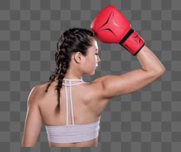 运动健身女性拳击图片