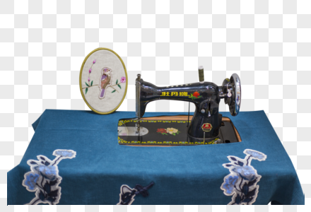 缝纫机缝纫针艺高清图片