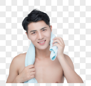 男性洗澡图片