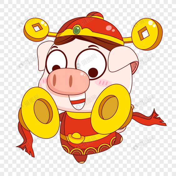 猪小福铙钹图片