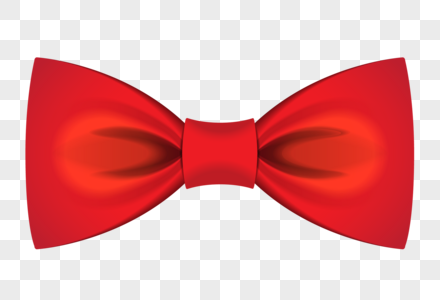 蝴蝶结红色领带高清图片