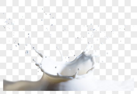 牛奶元素乳白色质地高清图片