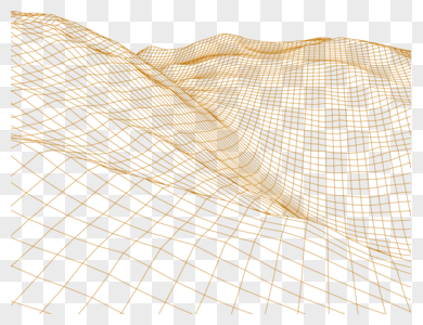 网格科技感抽象地面线条矢量元素高清图片