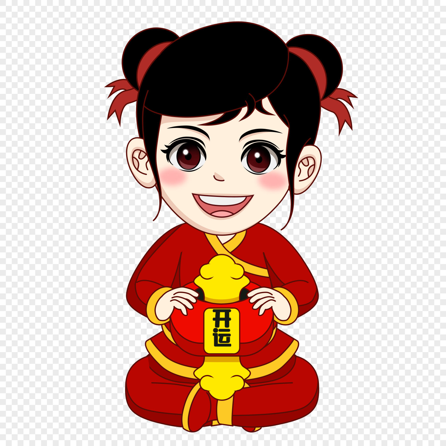 女福娃开运