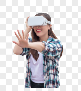 旅行VR女孩图片