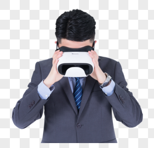 男性商务VR眼镜图片