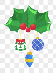 圣诞挂饰装饰小球高清图片