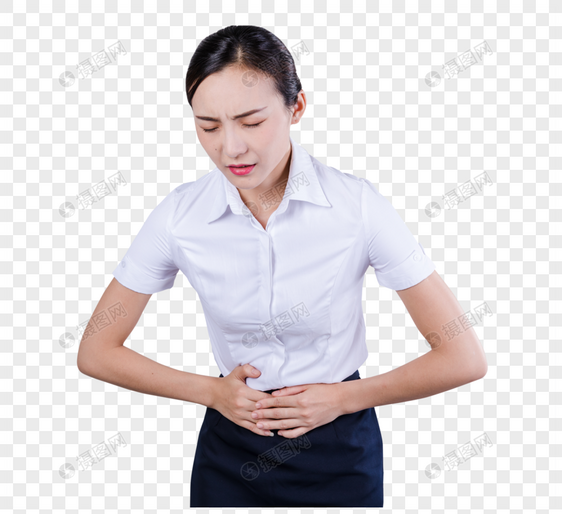 商务女士肚子疼元素素材格式_设计素材免费下载_VRF高清图片400850110