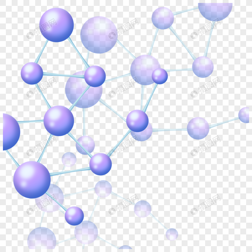 矢量分子元素图片