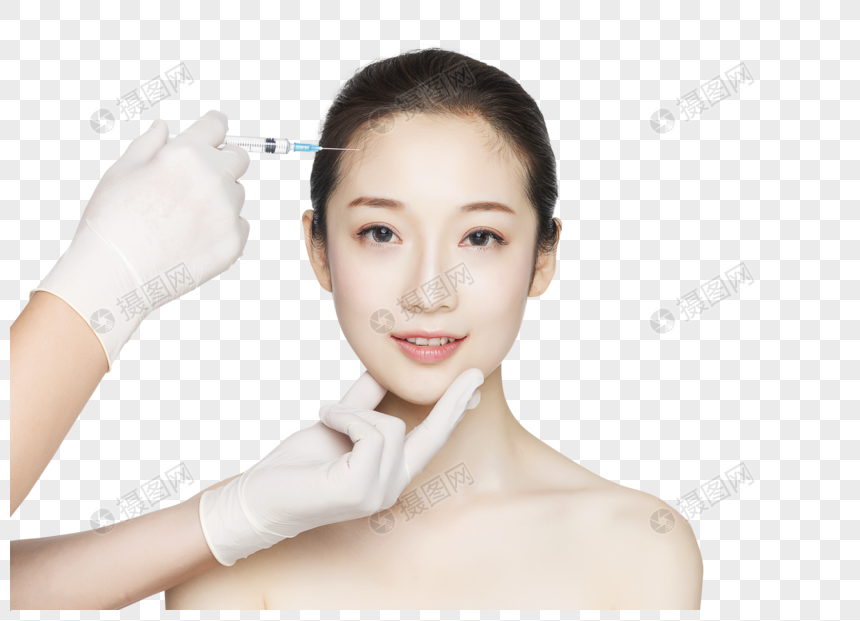 美女额头整形针整容