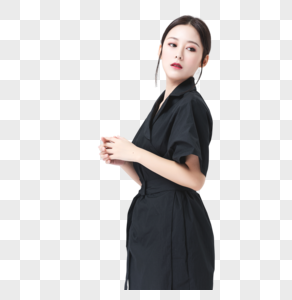 冷艳美女服装图片