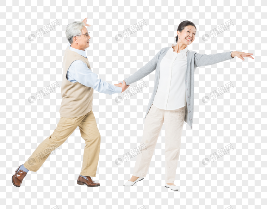 恩爱老年夫妻跳舞图片