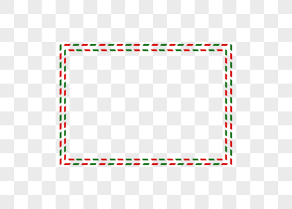 圣诞节红绿拼接框架高清图片
