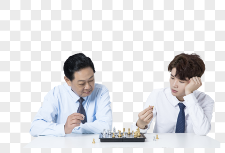 商务人士下棋图片