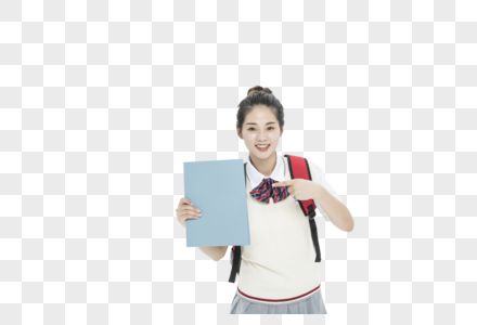 女留学生形象高清图片