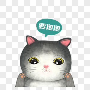 呆萌的小猫图片