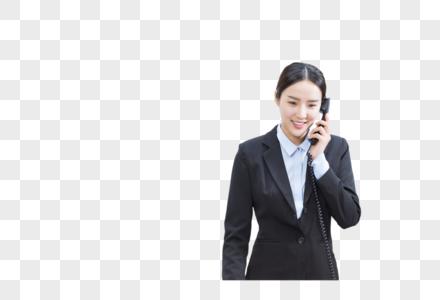 前台年轻接待员图片素材