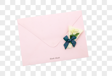 信封和花爱情信封高清图片