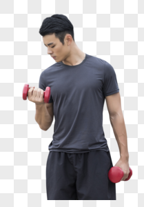 男青年锻炼身体图片