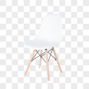 简约座椅白色靠椅高清图片