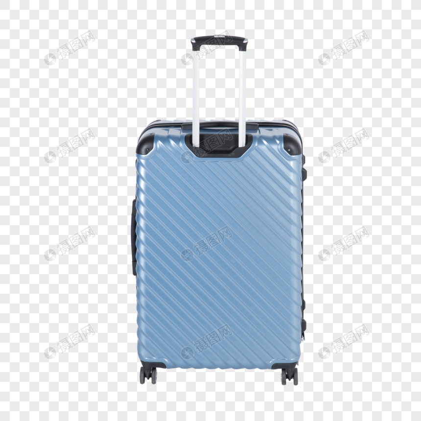 蓝色行李箱拉杆箱图片