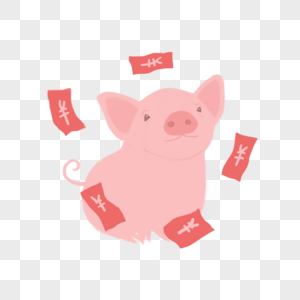 富有的猪形象高清图片