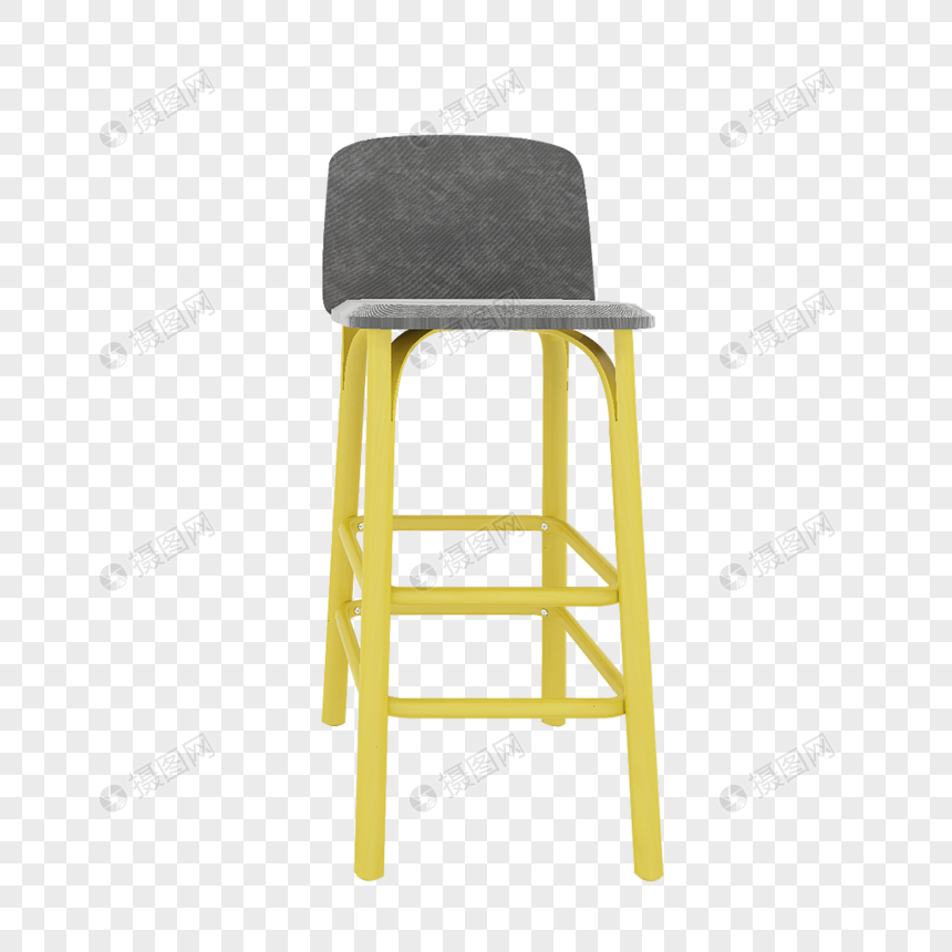 黄色实木座椅图片