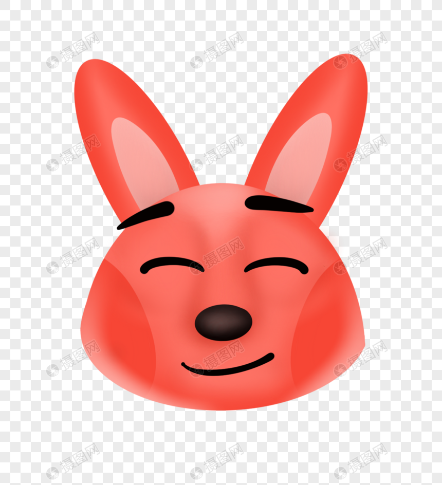 微笑小狐狸表情图片