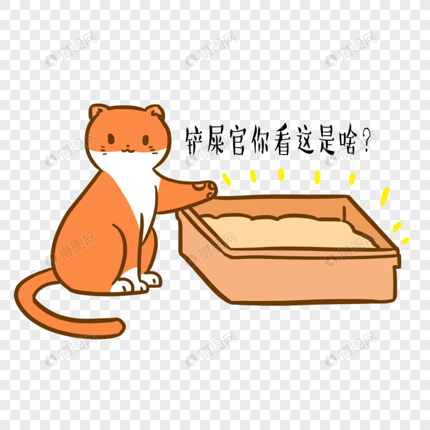 卡通猫咪表情包图片