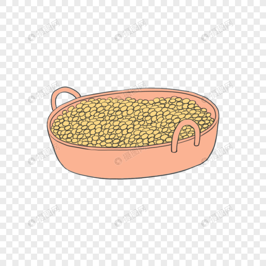 一锅豆子图片