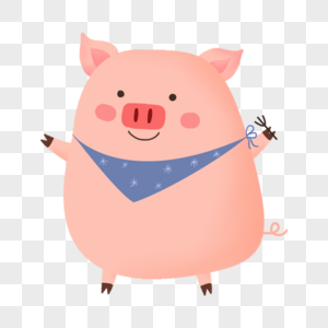 猪爸爸猪形象卡通猪高清图片